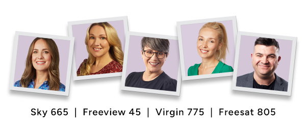 Sky 665 | Freeview 45 | Virgin 775 | Freesat 805 