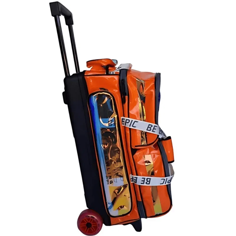 Image of Epic 3 Ball Triple Luminous Orange Bowling Bag