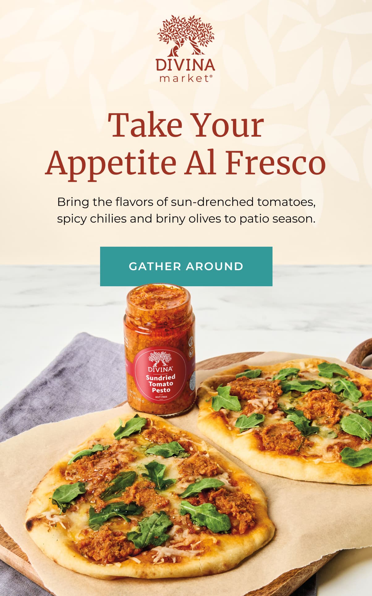 Bring the flavors of sun-drenched tomatoes, spicy chilies and briny olives to patio season.