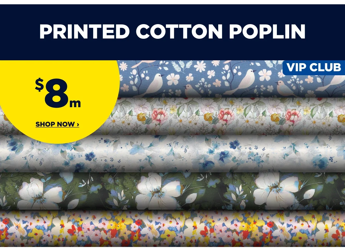 PRINTED COTTON POPLIN