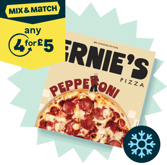 Mix & match, any 4 for £5 on frozen fav ourites