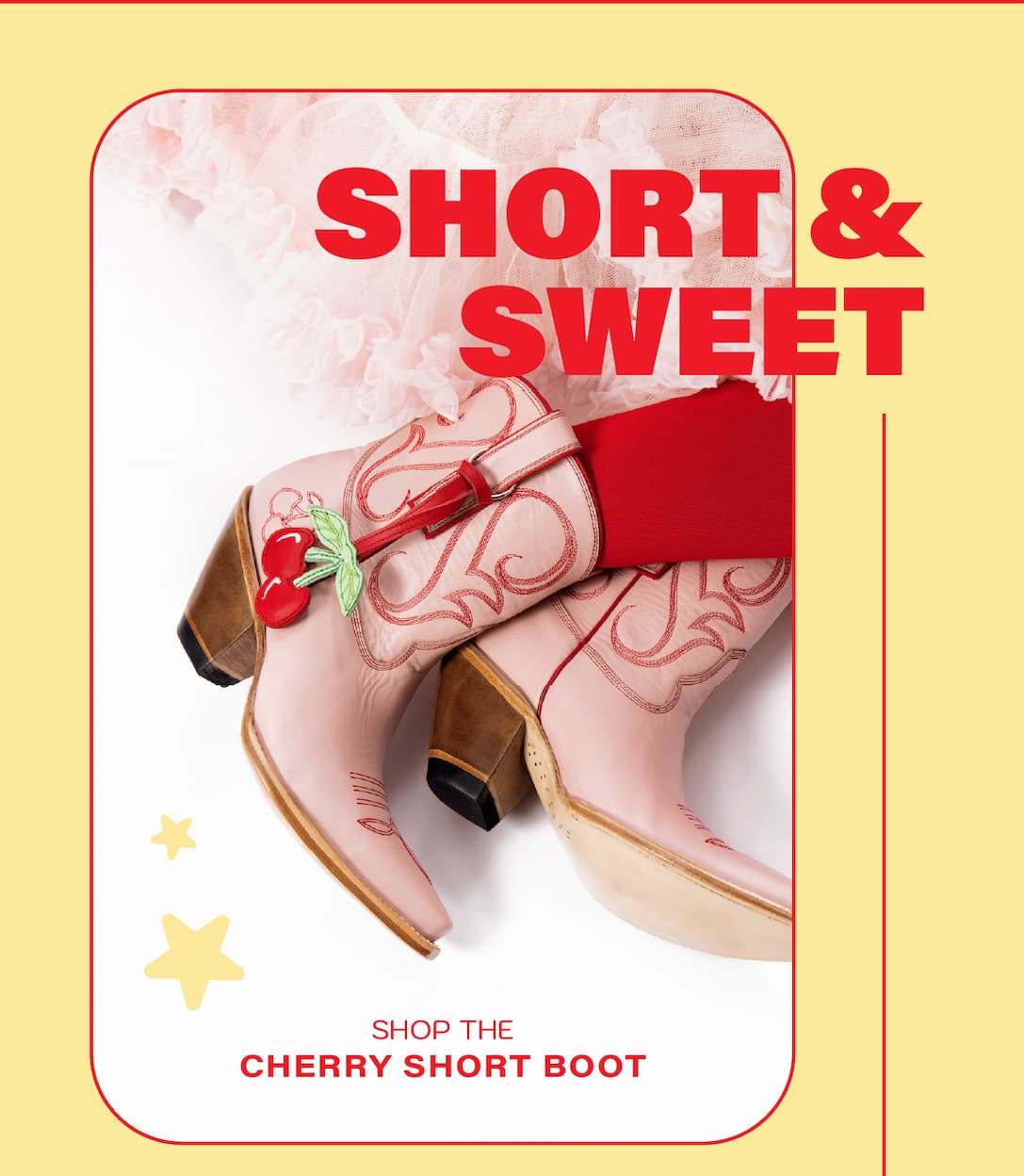 SHORT & SWEET: Shop the Cherry Short Boot