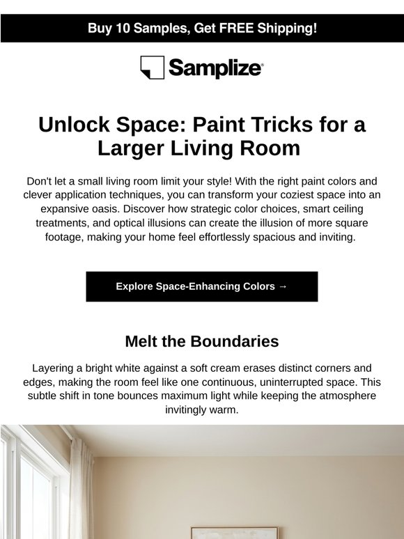 Make Your Small Living Room Feel Bigger 🪄