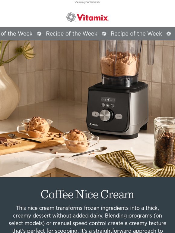 Recipe of the Week: Coffee Nice Cream