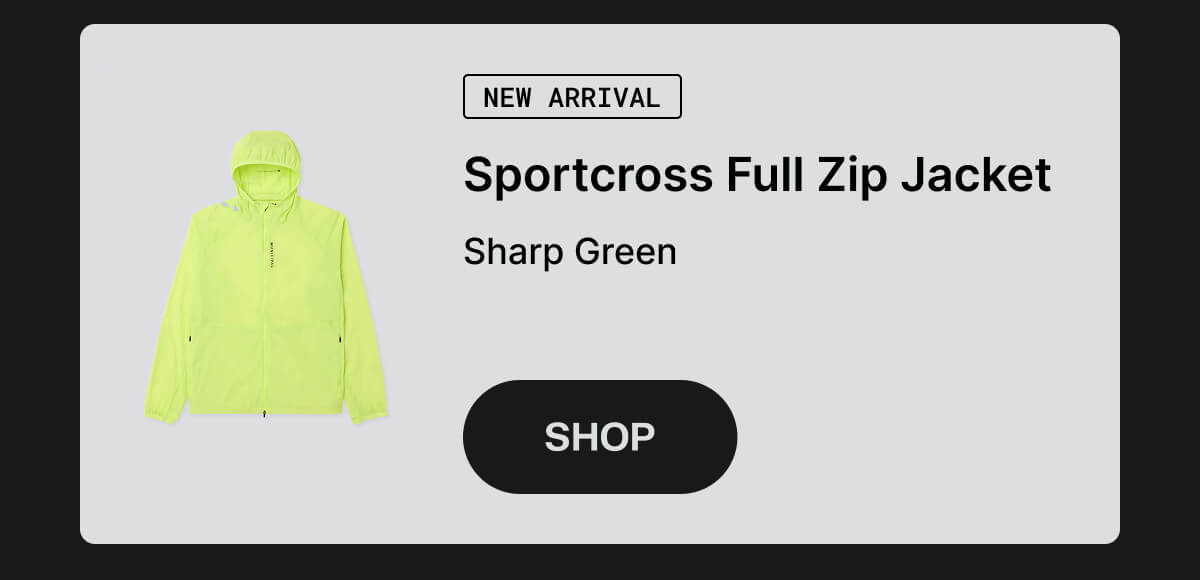 Sportcross Full Zip Jacket in Sharp Green