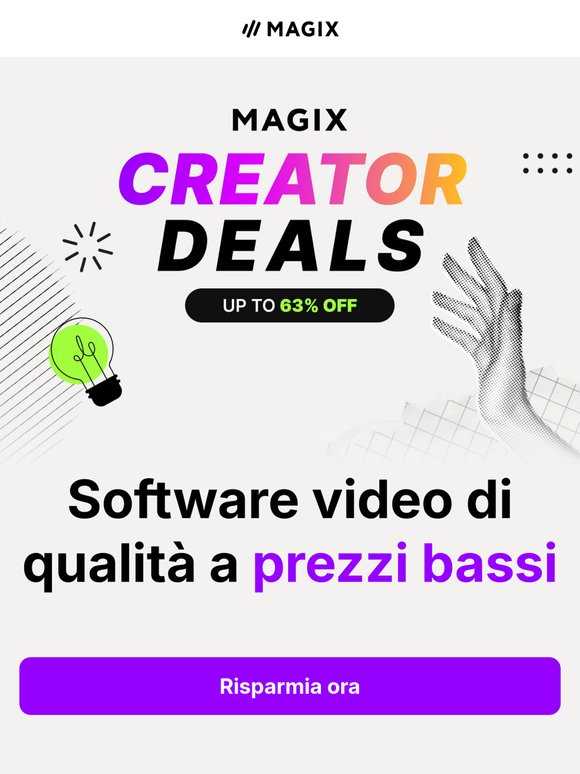 Fino al 63% di sconto: scopri l'editing video con IA