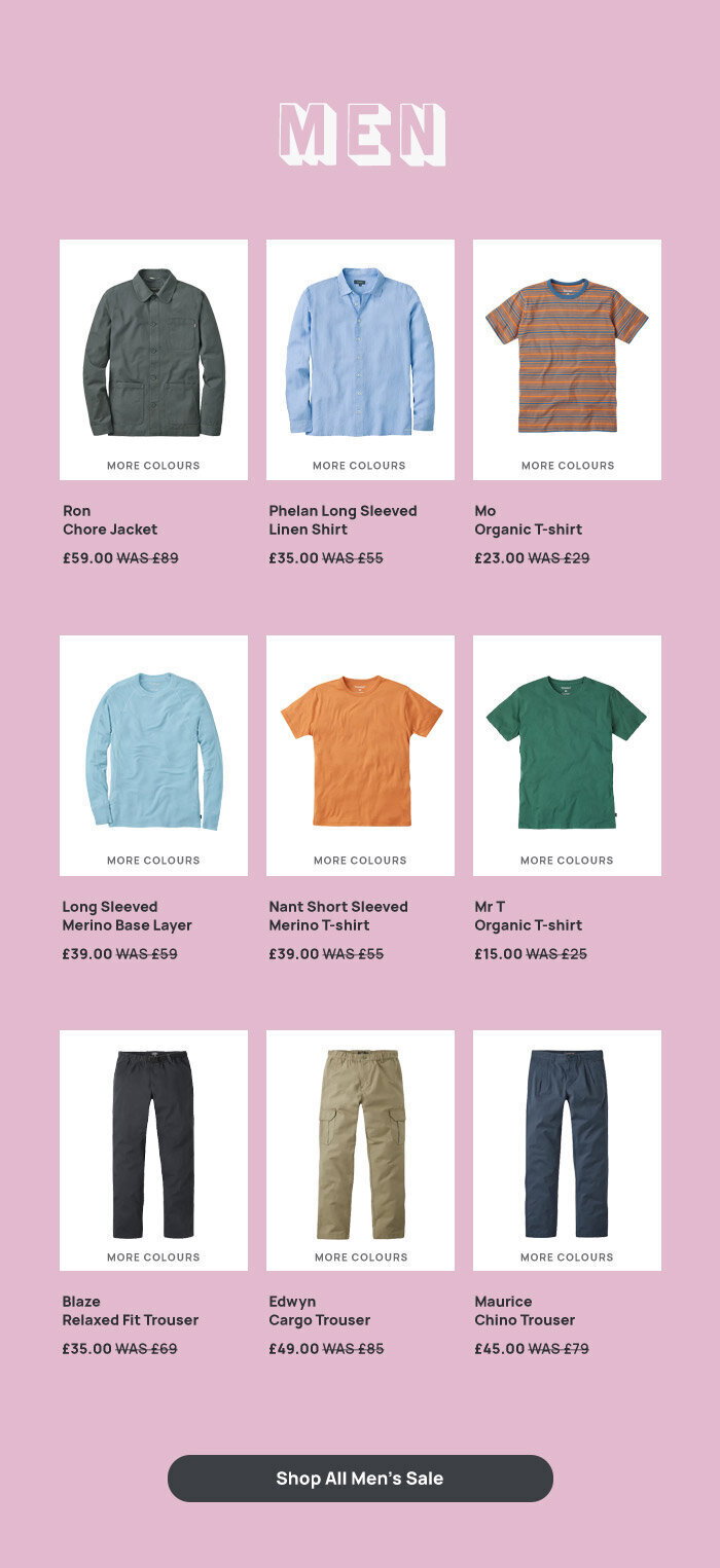 Spring Sale - mens