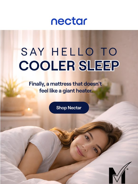❄️ Say Hello to Cooler Sleep 🥱