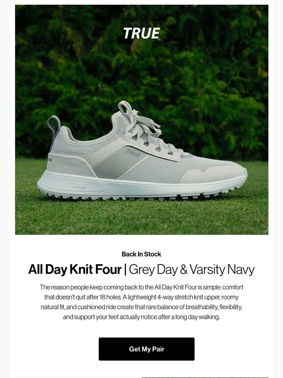 Knit Four Is Back In Stock