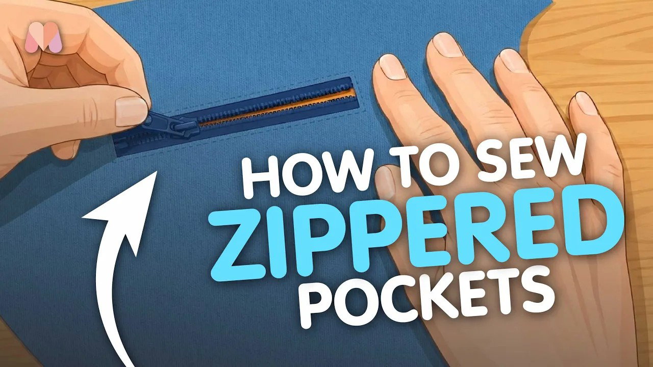 How to sew a zippered pocket
