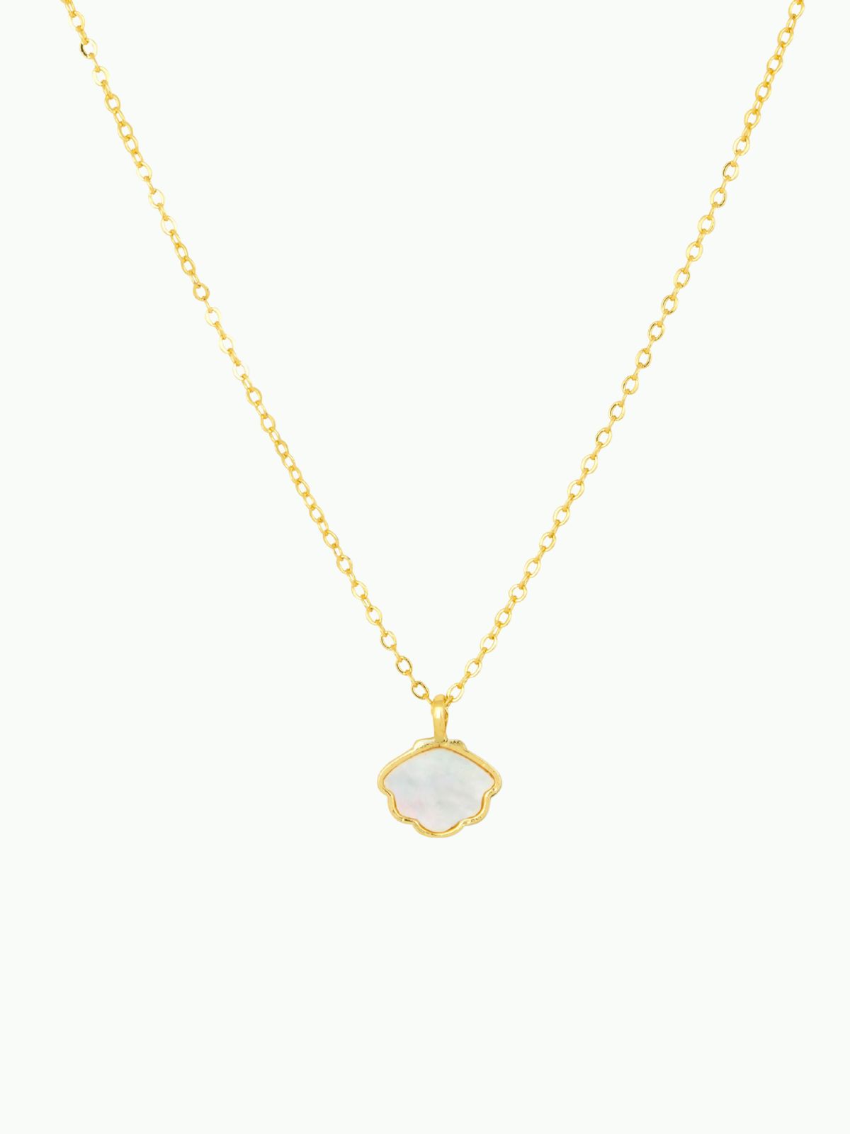 Naxos Mini Shell Necklace - Cream BY IRIS  Regular price£50.00