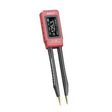 ZOYI ZT-MD2 Tweezers LCR Meter Capacitor Resistor Inductor Diode Buzzer Tester OLED Display Adjustable Frequency CNC Metal Housing Portable Tool