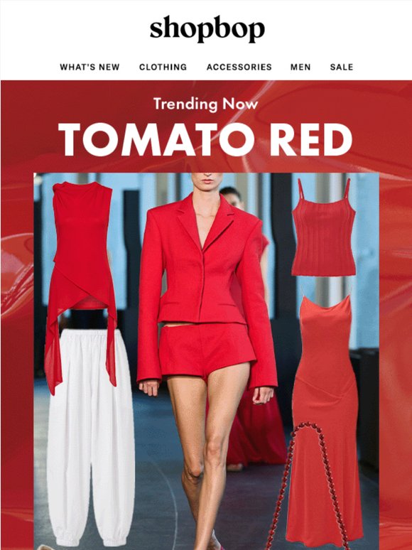 Red, but make it tomato 🍅