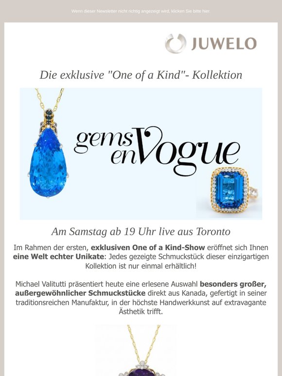 Die exklusive One of a Kind- Kollektion - Gems en Vogue jetzt live!