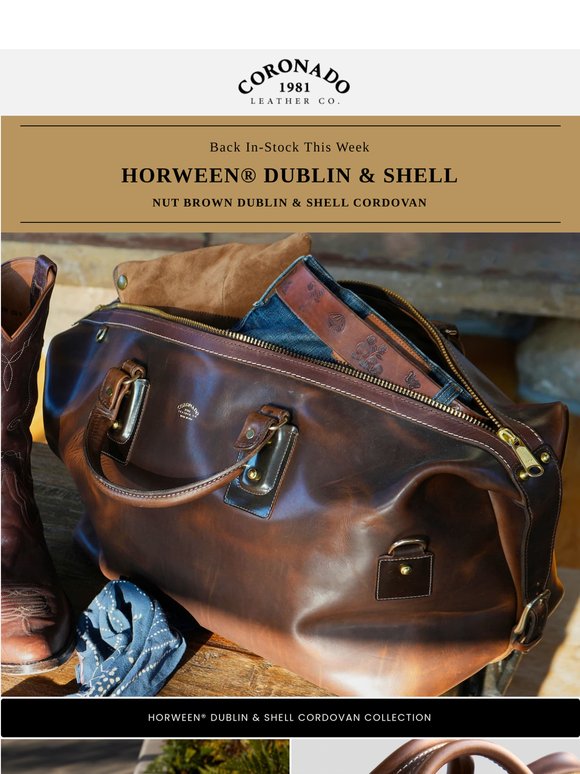 The Horween® Dublin & Shell Collection | Re-Stocked This Week