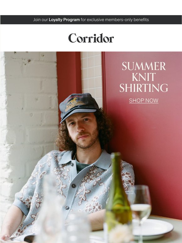 New Release - Summer Knit Shirting