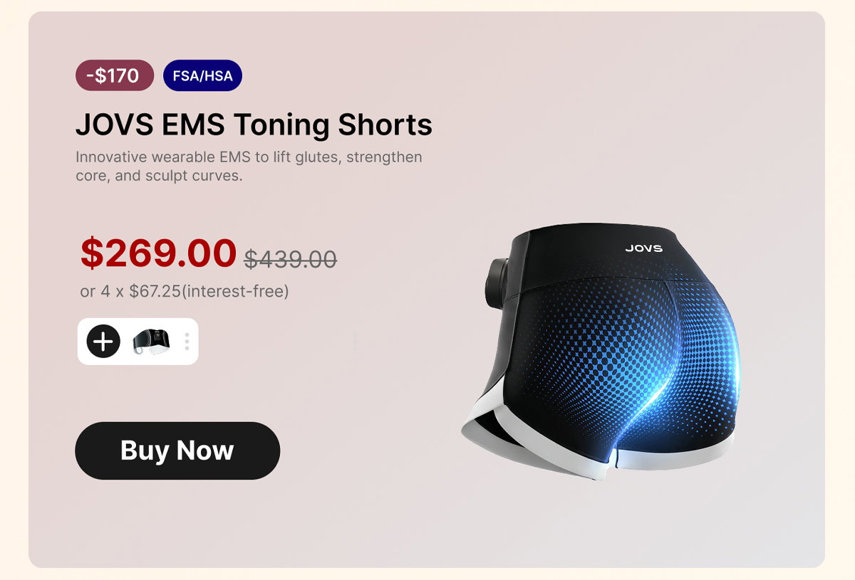JOVS EMS Toning Shorts