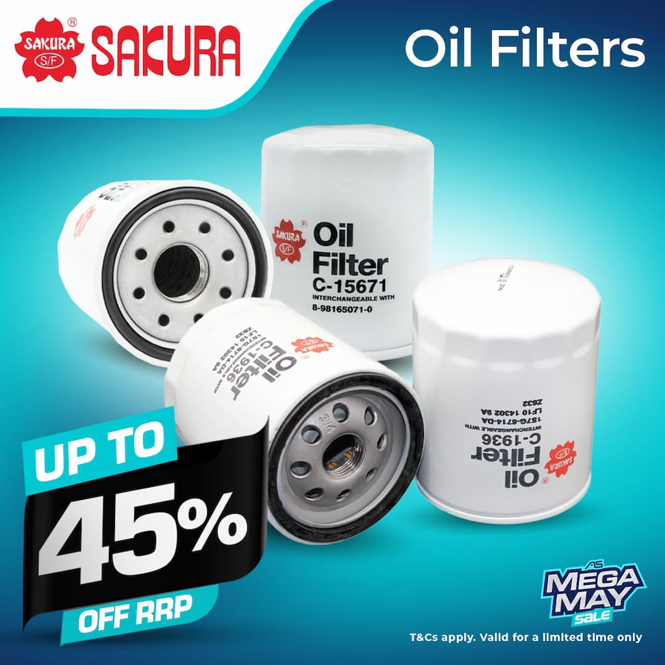 UP TO 45% OFF OIL FILTERS