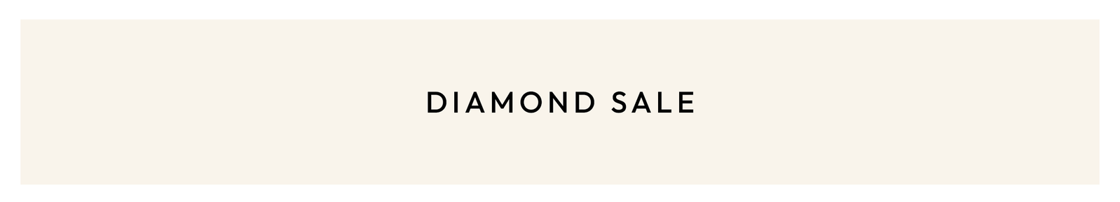 Diamond Sale