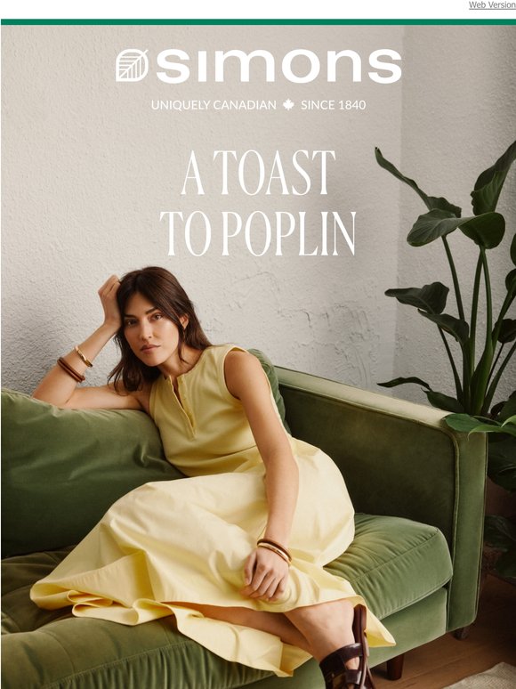 Poplin dresses that really pop!