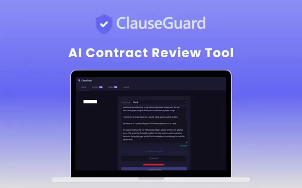 ClauseGuard – AI Contract Review Tool | Lifetime Access