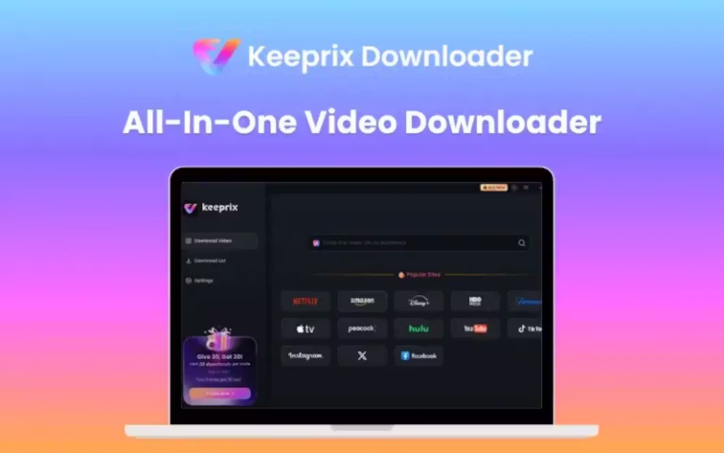 Keeprix – All-In-One Video Downloader | Annual Access