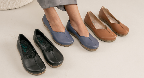 Women's Liesl Stretch Leather Skimmer