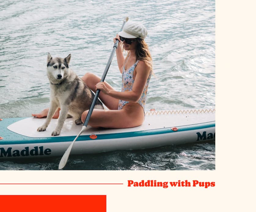 Paddling with Pups