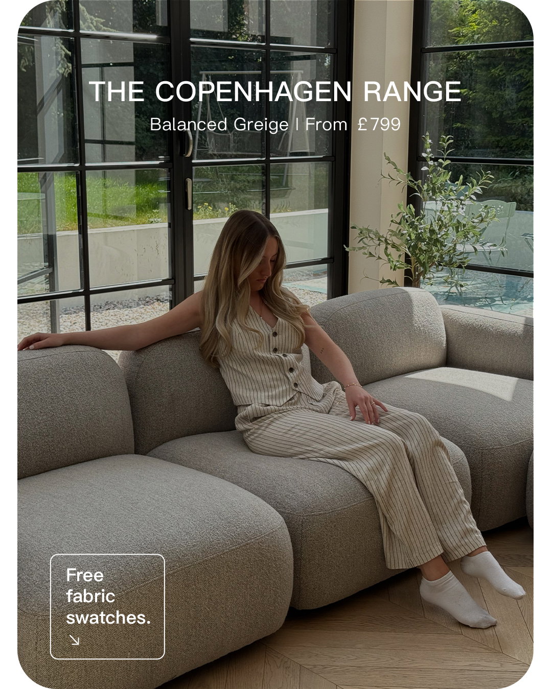 Copenhagen. Free fabric swatches. 