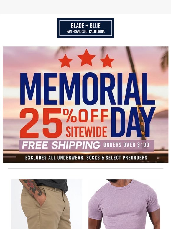 25% OFF & FREE SHIPPING!