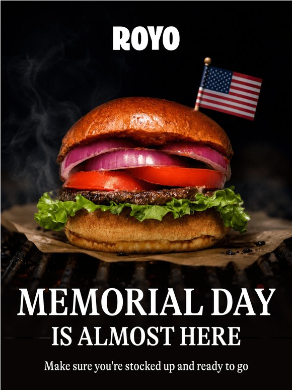 Memorial Day is almost here!