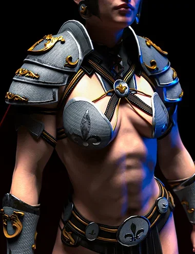dForce Spearwarden Regalia Armor for Genesis 9
