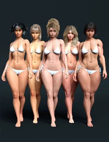 PN Pendragon Feminine Morphs for Genesis 9 Merchant Resource