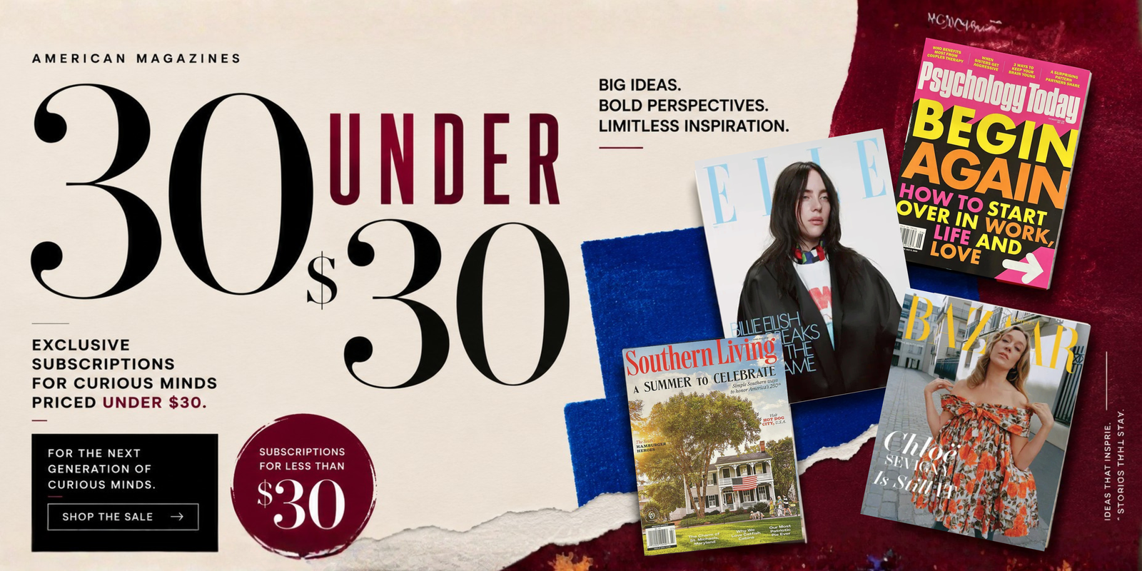 30 under 30 subscriptions