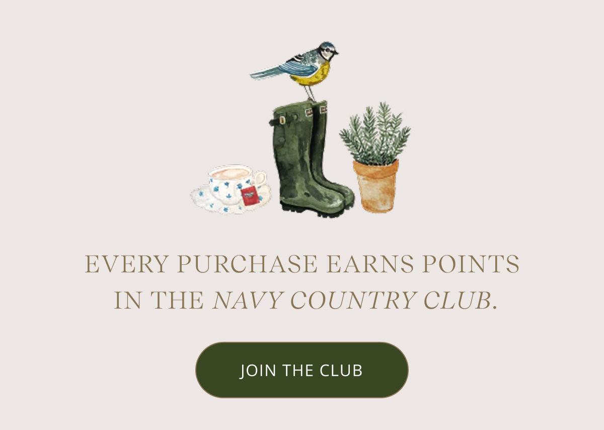 Every purchase earns points  in the Navy Country Club. [ JOIN THE CLUB ]