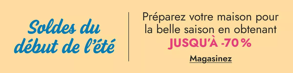 Soldes du début de l'été