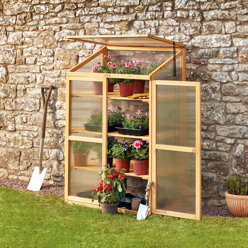 Garden Gear Three-Tier Wooden Cold Frame