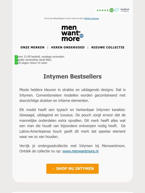 ★ Nieuwe Intymen items + de bestsellers zijn terug ★ Bestel direct