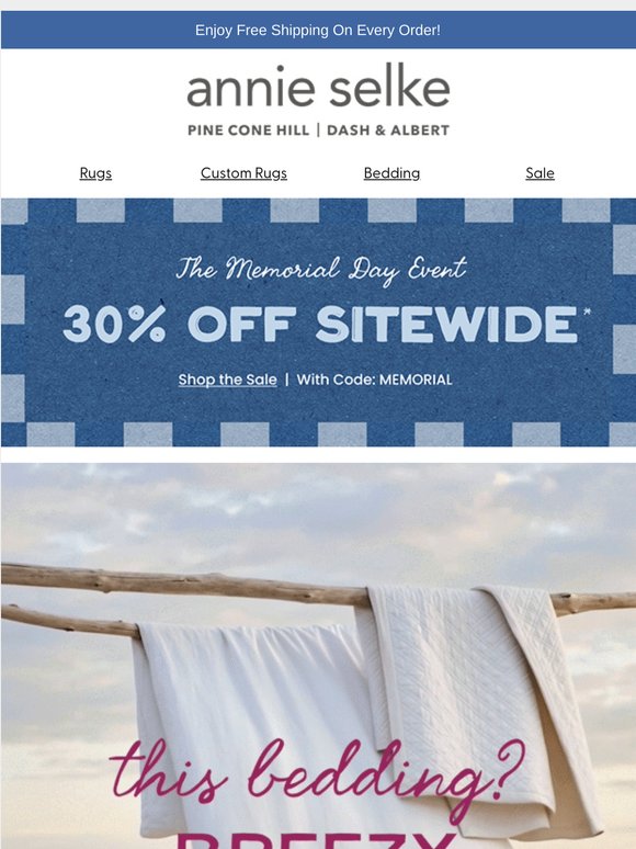 Your Bedroom, Refreshed — 30% Off