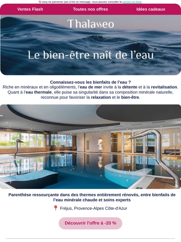 L'eau : source de bien-être