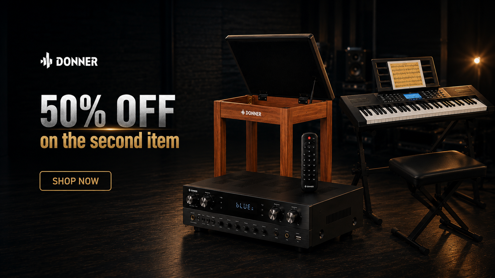 50% OFF on the second item