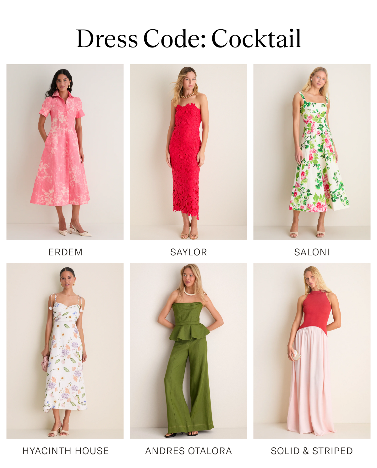 Dress Code: Cocktail