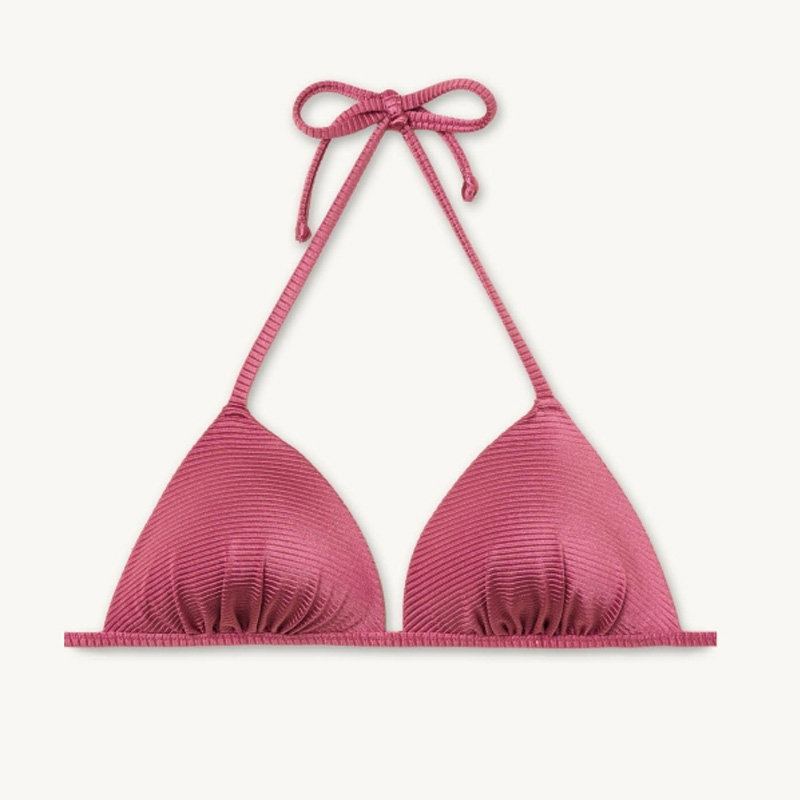 Reggiseno Triangolo Fisso Shiny Ribs