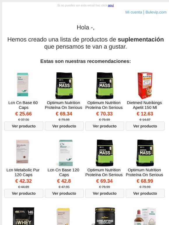 ⚡ — estos productos de Suplementación son para ti