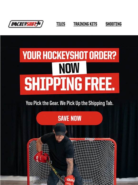 Zero Shipping. All Hockey.