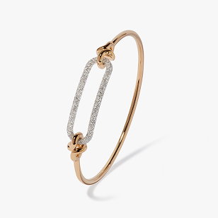 Knuckle Dust Diamond Bangle