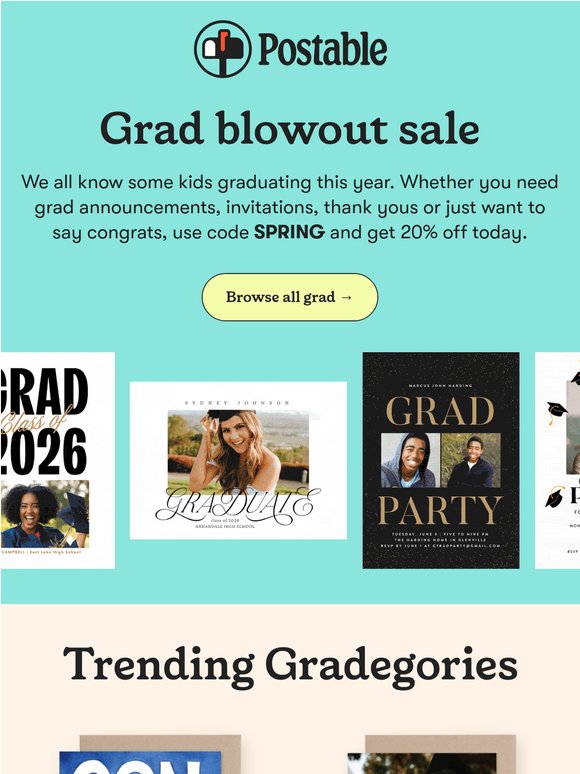 20% Off All Graduation Cards 🎉 🎓