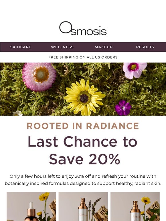 Last Chance to Save 20% 🌿