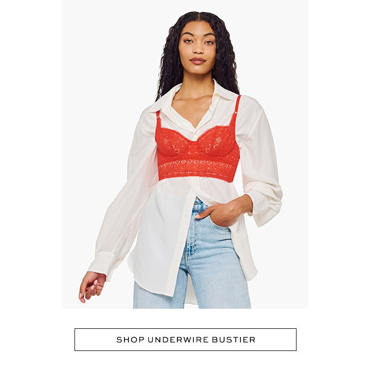 Wear it under everything, or as the main piece - Shop Underwire Bustier