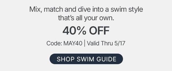40% off - shop now